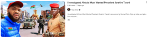 I Investigated Africa’s Most Wanted President Ibrahim Traoré